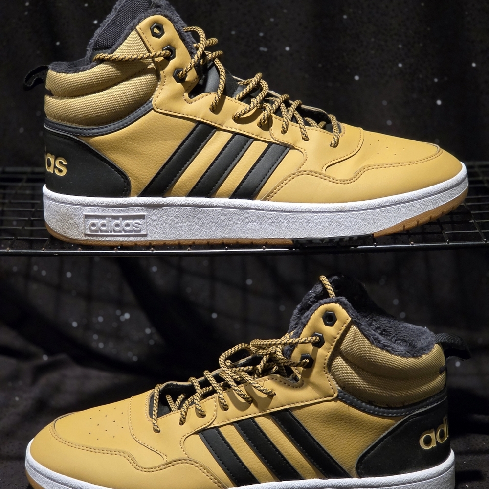ADIDAS HOOPS 3.0 WINTER HIGH SNEAKERS MENS sz. 13